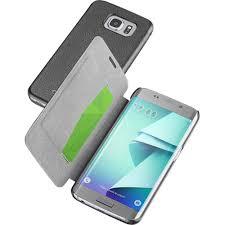 CELLULARLINE Custodia cover a libro per Samsung Galaxy S7 Edge Cellular Line Book Essential nero